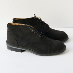 80s - SUSAN BENNIS - WARREN EDWARDS - Boots - Men's - 10 - BL Canvas